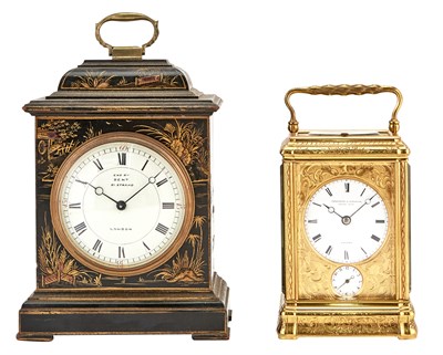 Lot 270 - French Gilt-Brass Carriage Clock Retailed by...