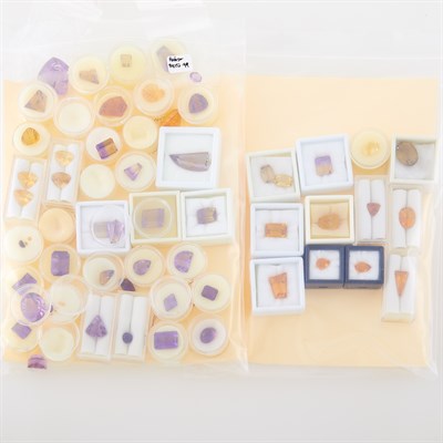 Lot 262 - Group of Unmounted Amethysts, Citrines, Ametrines and Smoky Quartz