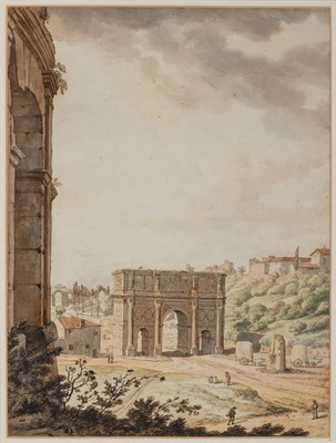 Lot 28 - Attributed to Claude-Louis Chatelet The Arch...