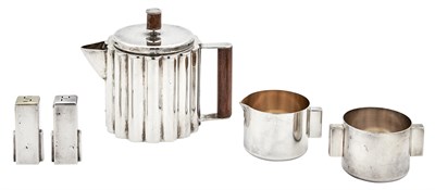 Lot 205 - Art Deco Silver Plate Teapot Designed by...