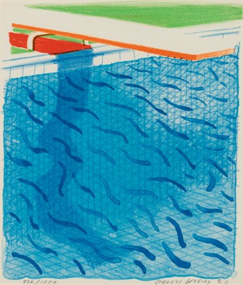 Lot 85 - David Hockney (b. 1937) POOL MADE WITH PAPER...