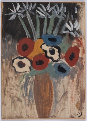 Lot 1059 - Attributed to Andre Derain Vase of Flowers...