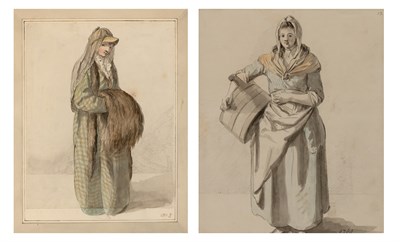 Lot 99 - Edward Edwards English, 1738-1806 Woman...