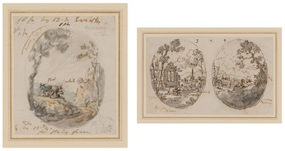 Lot 38 - William Marlow English, 1740-1813 Pastoral...