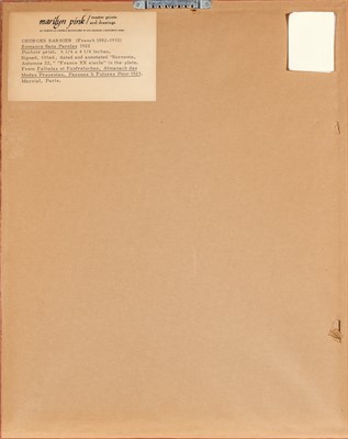 Lot 144 - Georges Barbier (1882-1932) [FASHION STUDIES]...