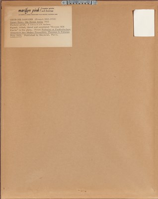 Lot 144 - Georges Barbier (1882-1932) [FASHION STUDIES]...