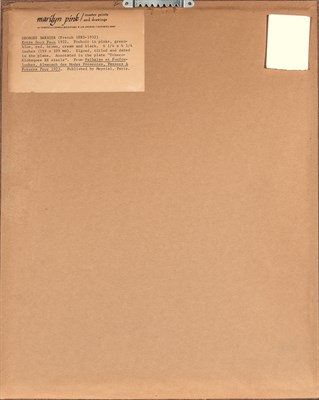 Lot 144 - Georges Barbier (1882-1932) [FASHION STUDIES]...