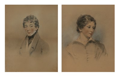 Lot 103 - Circle of George Richmond, R. A. Portrait of a...