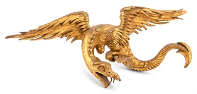 Lot 269 - English Giltwood Dragon Ornament 19th Century...