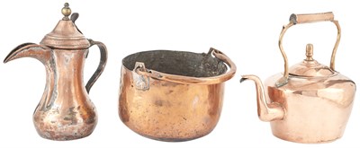 Lot 290 - Group of Copper Articles Comprising a copper...