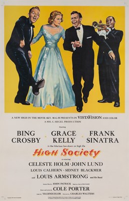 Lot 176 - [FILM POSTER] High Society. Original 1956...