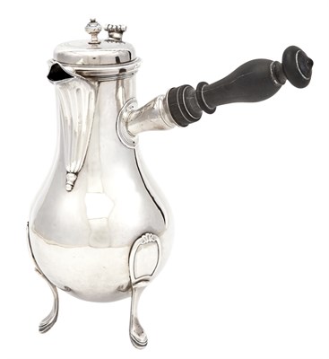 Lot 219 - Louis XVI Silver Coffee Pot Paris, 1786...