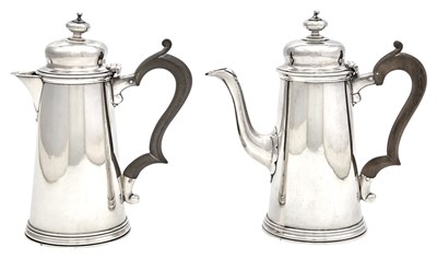 Lot 89 - Two Victorian Sterling Silver Café au Lait...