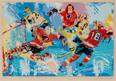 Lot 100 - LeRoy Neiman (1921-2012) PHILADELPHIA FLYERS...