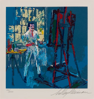 Lot 96 - LeRoy Neiman (1921-2012) SELF PORTRAIT Color...