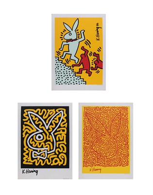 Lot 81 - After Keith Haring (1958-1990) PLAYBOY SERIES...