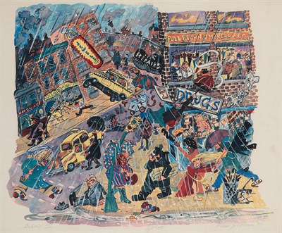 Lot 82 - Red Grooms (b. 1937) BLEWY II (KNESTRICK 27)...