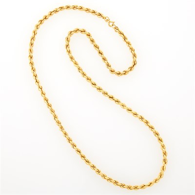 Lot 218 - Gold Chain Necklace