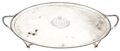 Lot 156 - George III Sterling Silver Two-Handled Tray...