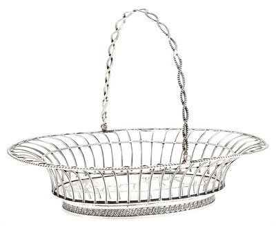 Lot 139 - George III Sterling Silver Cake Basket Matthew...