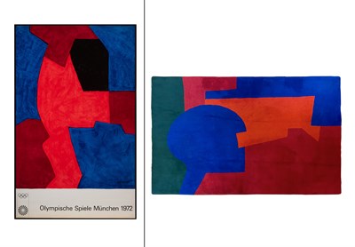 Lot 329 - POLIAKOFF, SERGE (after) Abstract Carpet and...