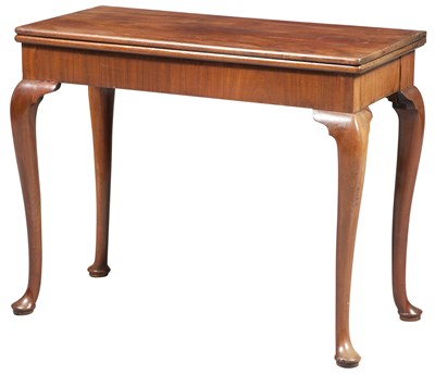 Lot 199 - George II Mahogany Fold-Over Card Table Height...