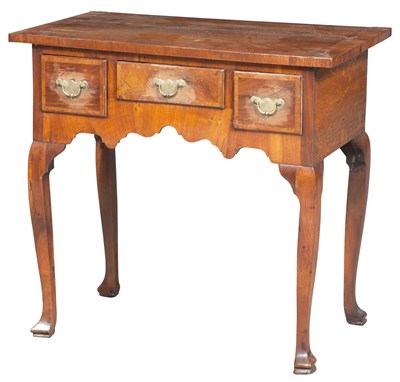 Lot 203 - George II Walnut and Oak Dressing Table Height...
