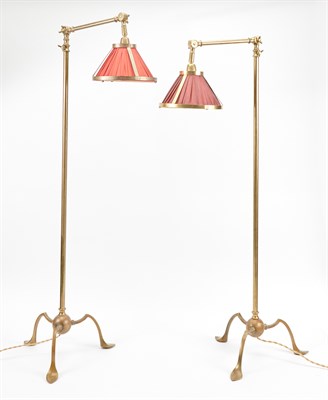 Lot 270 - Graduated Pair of French Bronze and Brass...