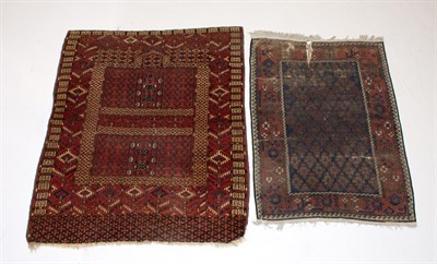 Lot 378 - Two Turkoman Rugs West Turkestan, early 20th...