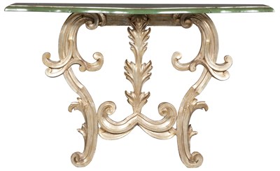 Lot 322 - Italian Rococo Style Green-Painted and...