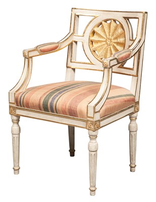 Lot 113 - Italian Neoclassical Style Painted and...
