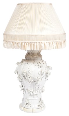 Lot 130 - Clear Glazed Floral Decorated and Applied...