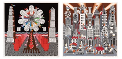 Lot 132 - Pedro Friedeberg (b. 1936) UNTITLED (2) Two...