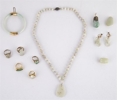Lot 63 - An Assortment of Chinese Jewelry Items 20th...