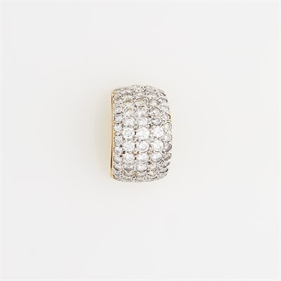 Lot 193 - Two-Color Gold and Diamond Slide