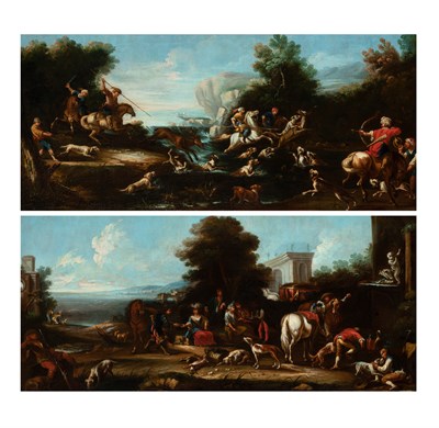 Lot 43 - Italian School 18th/19th Century At Rest on a...