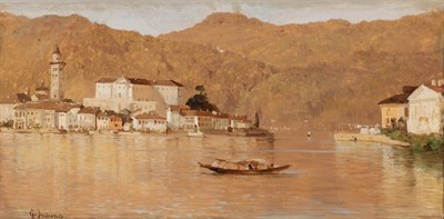 Lot 48 - Gerolamo Induno Italian, 1825-1890 Isola San...