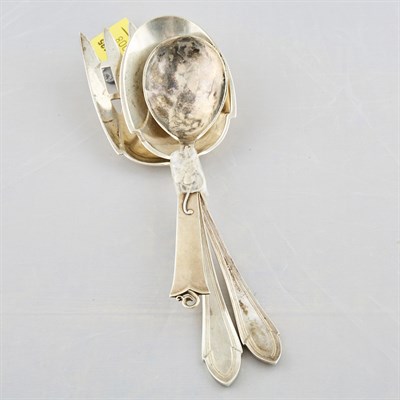 Lot 8 - 3 Silver Serving Spoons, 5 ozs.