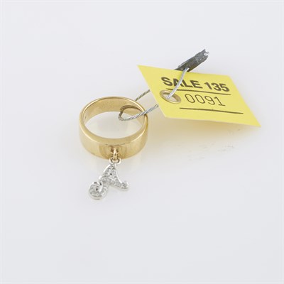 Lot 91 - Diamond Ring, 14K 5 dwt.