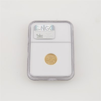 Lot 99 - US Gold Coin: American Eagle $5--2001, NGC...