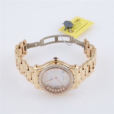 Lot 107 - Mans Diamond Bracelet Watch, 45 diamonds about...