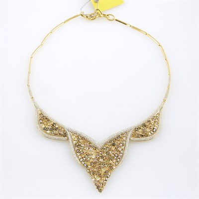 Lot 108 - Diamond Necklace, 979 diamonds about 25.50 cts....