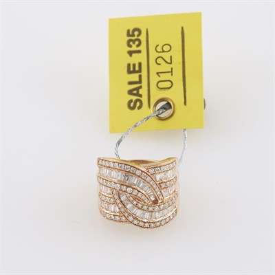 Lot 126 - Diamond Ring, 138 diamonds about 1.95 cts.,...