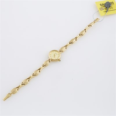 Lot 236 - Ladys Gold Bracelet Watch, Geneve, Quartz, 14K...