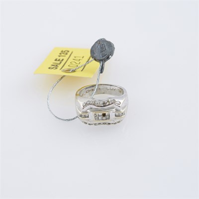 Lot 241 - Diamond Ring, 14K 6 dwt., stone missing