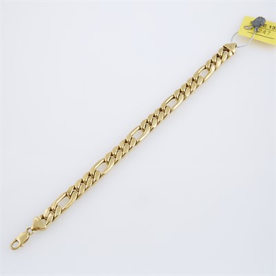 Lot 247 - Gold Flexible Bracelet, 10K 14 dwt.