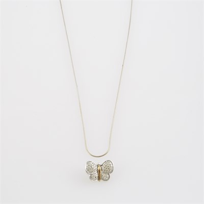 Lot 254 - Diamond Pendant, 52 diamonds about 0.75 ct....