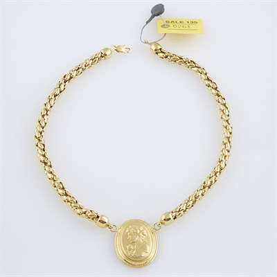 Lot 261 - Gold Necklace, 14K 17 dwt.