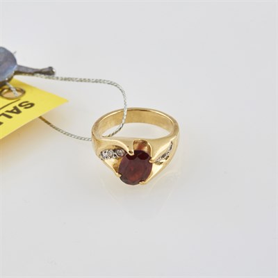 Lot 360 - Gold and Stone Ring, 14K 4 dwt. all
