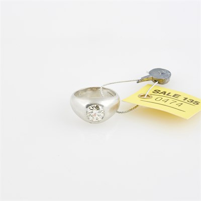 Lot 474 - Diamond Solitaire Ring about 1.85 cts.,...